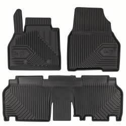 Tappetini compatibili con Renault Kangoo II 2007-2021, su misura in Gomma TPE